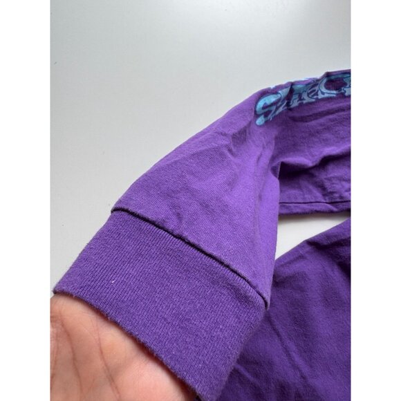 OVO OCTOBER'S VERRY OWN Purple Cotton Illusion Long Sleeve T-Shirt, Size M - Picture 8 of 14